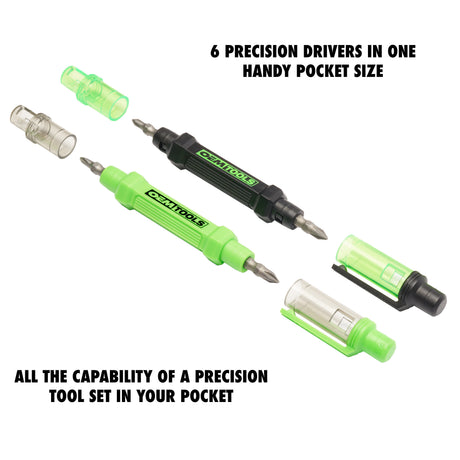 OEMTOOLS 26548 2-Pack 6-Way Pocket Screwdrivers Additional Image 2