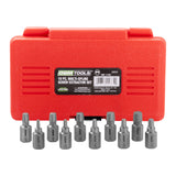 OEMTOOLS 24375 10 Piece Multi-Spline Screw Extractor Set Additional Image 8