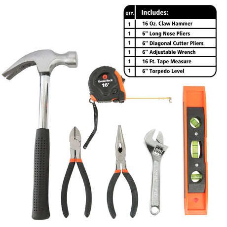 GreatNeck TK119 119 Piece Home and Garage Tool Set Additional Image 3