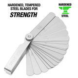 OEMTOOLS 25345 Metric Feeler Gauge with 25-Blade Additional Image 2