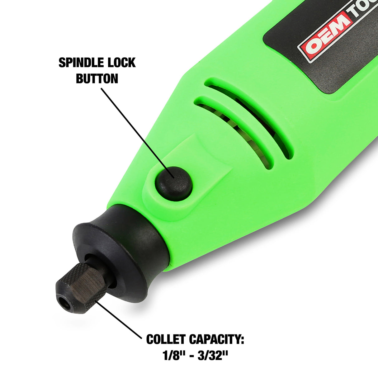 OEMTOOLS 24664 Rotary Tool with 35 Piece Accessory Kit Additional Image 5