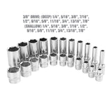 OEMTOOLS 22962 22 Pc. 3/8in. Drive SAE Socket Set Additional Image 3