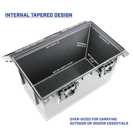 Sheffield 12766 4 PK XL Field Box Set - Gray Additional Image 2