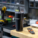 OEMTOOLS 26047  20 Oz. Stainless Steel Double Wall Tumbler - Black Additional Image 8