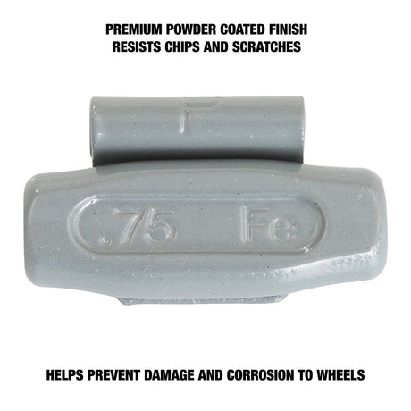OEMTOOLS 23224 0.75 Oz. P Style Steel Wheel Weight - 1 Box of 25 Additional Image 3