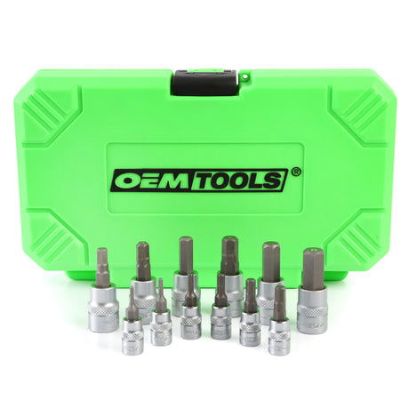 OEMTOOLS 23901 12 Piece Metric Magnetic Hex Bit Socket Set Main Image
