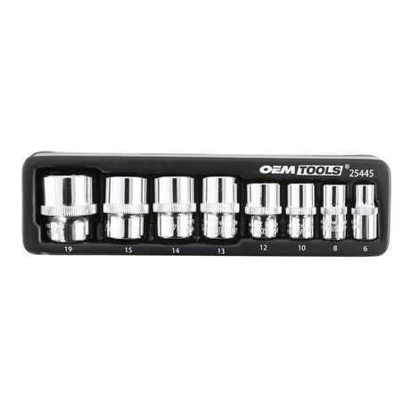 OEMTOOLS 25445 3/8in. Drive Super Grip Socket Set - Metric Additional Image 1