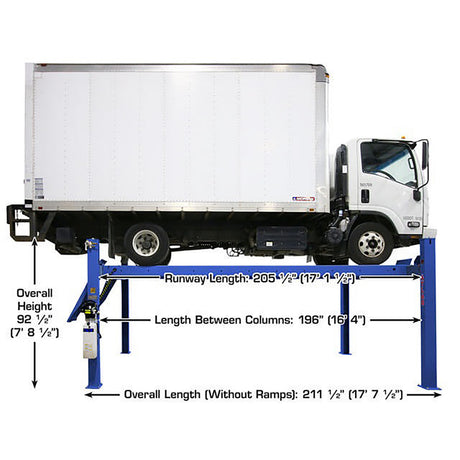 Atlas Equipment Platinum PVL14 14,000 Lb. 4-Post Lift Additional Image 3