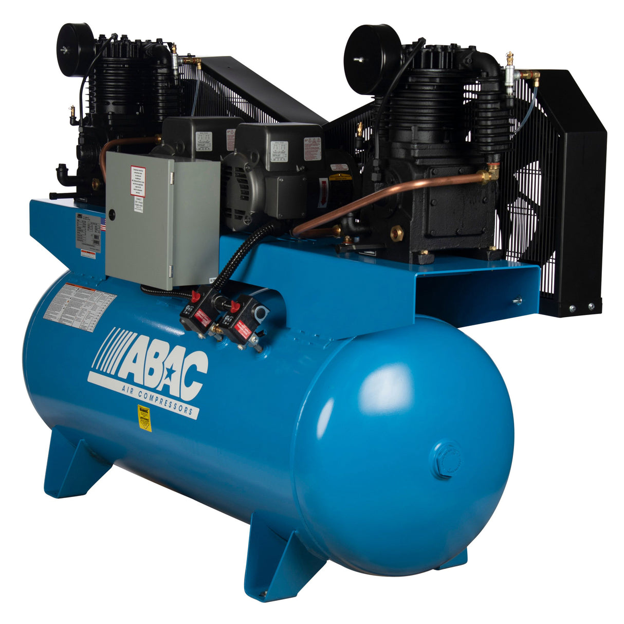 ABAC ABC5-43120HD 5 HP Duplex 2x5 460V 3Ph Air Compressor Additional Image 2