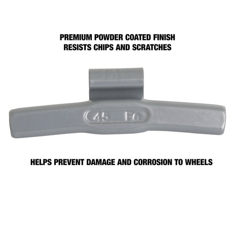 OEMTOOLS 23294 45 gm. IW Style Steel Wheel Weight - 1 Box of 25 Additional Image 3