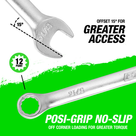 OEMTOOLS 22031 5/16 Inch Combination Wrench (SAE) Additional Image 3