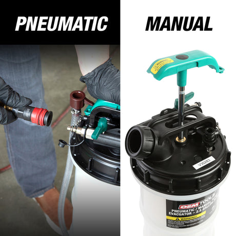 OEMTOOLS 24478 Pneumatic/Manual Fluid Extractor 2.5 Gallon (9.5L) Additional Image 1