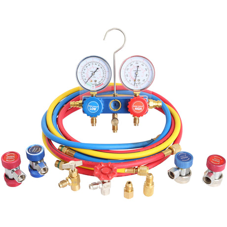 OEMTOOLS 24551 R134a & R1234yf A/C Manifold Gauge and Hose Set Main Image
