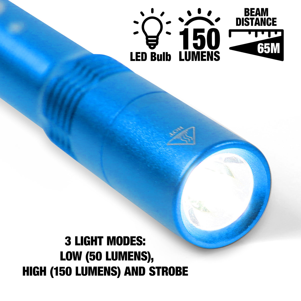 GreatLite 32836 Cree LED Blue Pen Light Additional Image 1