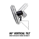 OEMTOOLS 34883 24in. Oscillating Wall Mount Fan Additional Image 4