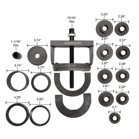 OEMTOOLS 37342 Master Wheel Hub and Bearing Remover and Installer Set Additional Image 4