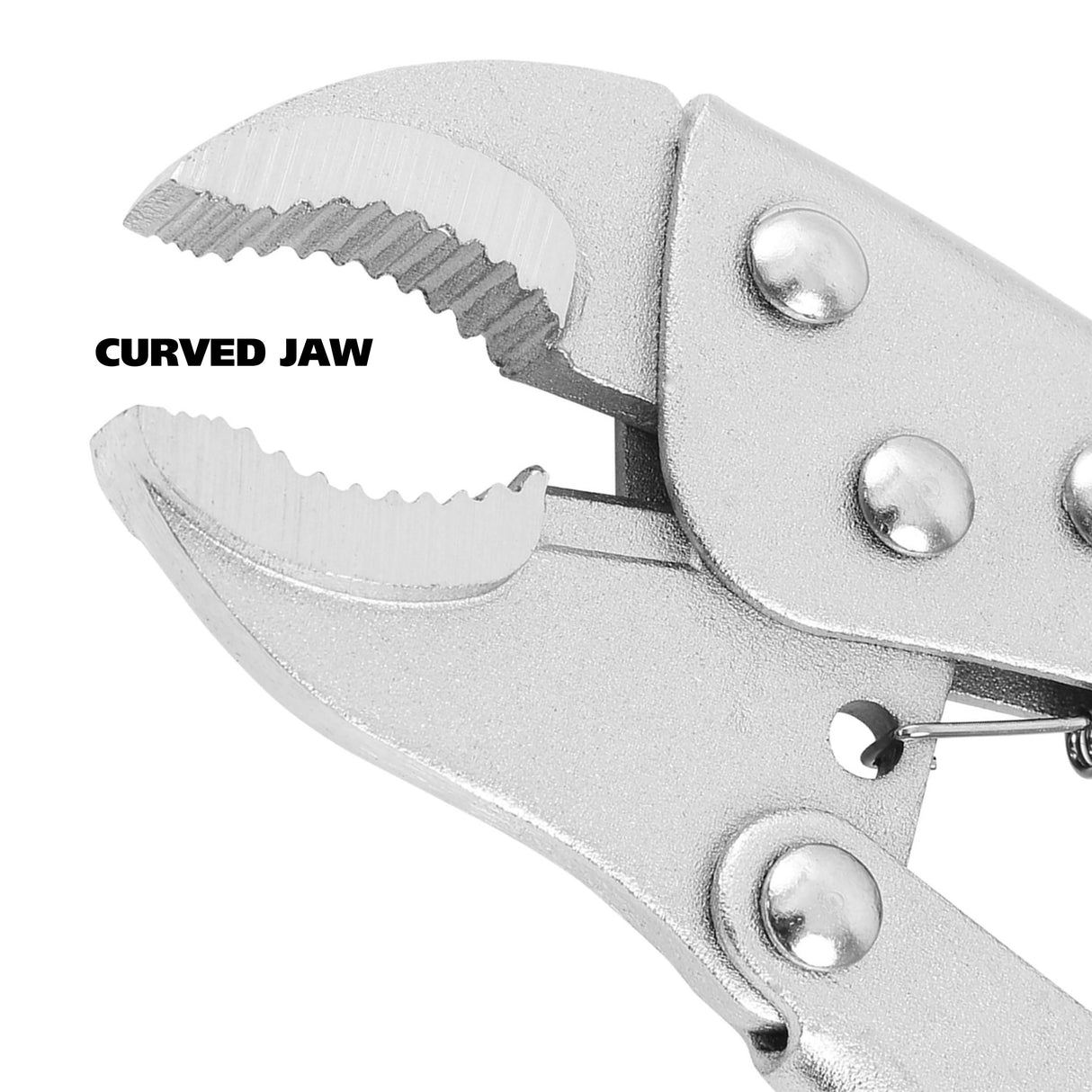 GreatNeck C7WC Curved Jaw Locking Pliers (7-Inch) Additional Image 3