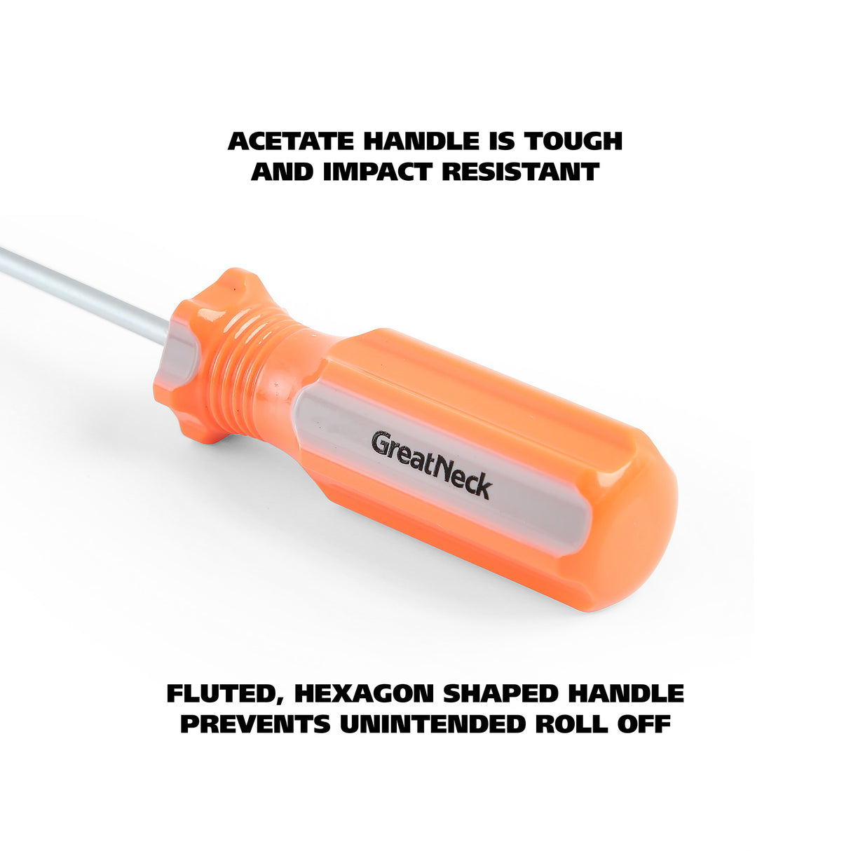 GreatNeck 73100 #0 x 1.5 Inch Phillips Round Shank Screwdriver Additional Image 1