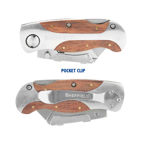 Sheffield 12525 Premium Folding Lock Back® Utility Knives - 2 Pack Additional Image 2