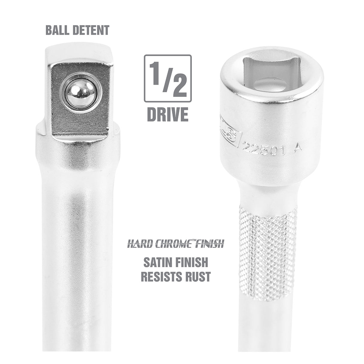 OEMTOOLS 22501 1/2 Inch Drive Extension (6 Inch) Additional Image 2