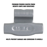 OEMTOOLS 23254 15 gm. EN Style Steel Wheel Weight - 1 Box of 25 Additional Image 3
