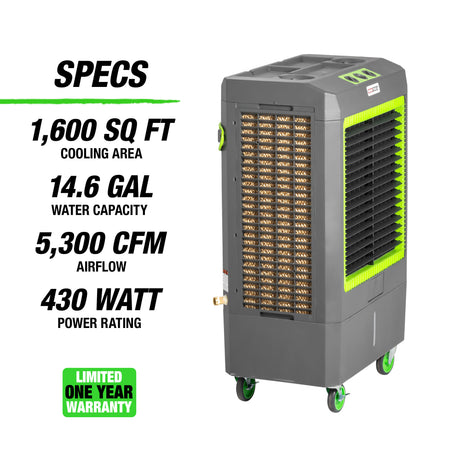 OEMTOOLS 23969 5300 CFM Evaporative Cooler Additional Image 1