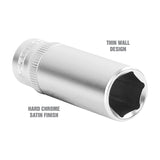 OEMTOOLS 22264 1/4 Inch Drive 6 Pt. Deep Socket (1/2 Inch) Additional Image 2
