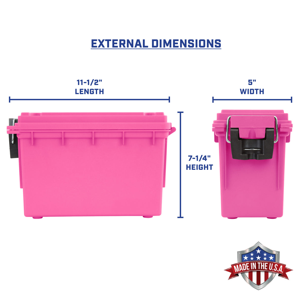 Sheffield 12631 Field Box- Pink, Made in the U.S.A. Additional Image 1