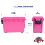 Sheffield 12631 Field Box- Pink, Made in the U.S.A. Additional Image 1