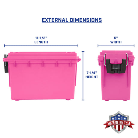Sheffield 12631 Field Box- Pink, Made in the U.S.A. Additional Image 1