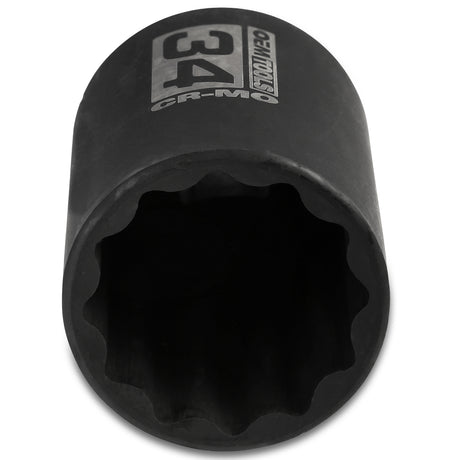 OEMTOOLS 24715 1/2in. Drive 12 Pt. Axle Nut Socket (34 mm) Additional Image 3