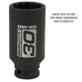 OEMTOOLS 24714 1/2in. Drive 12 Pt. Axle Nut Socket (30 mm) Additional Image 2