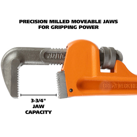 GreatNeck PW24 Pipe Wrench (24 Inch) Additional Image 2