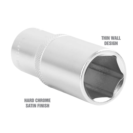 OEMTOOLS 22453 1/2 Inch Drive Deep Wall Socket (23 mm) Additional Image 2