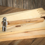 GreatNeck BP12 Ball Peen Hammer (12 Oz.) with Hickory Handle Additional Image 6