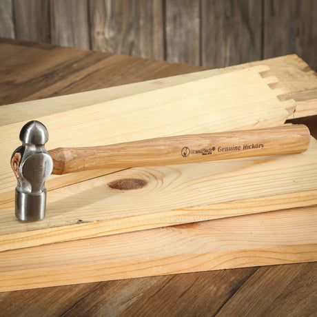 GreatNeck BP12 Ball Peen Hammer (12 Oz.) with Hickory Handle Additional Image 6