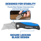 Sheffield 12119 Quick Change Lock Back® Utility Knife Additional Image 4