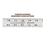 Mayes 10188 Straight Edge Aluminum Ruler (24 Inch x 1 Inch) Additional Image 4