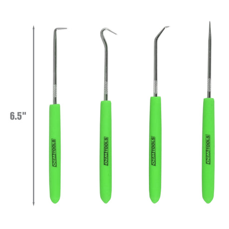 OEMTOOLS 26535 4 Piece Mini Hook and Pick Set Additional Image 1