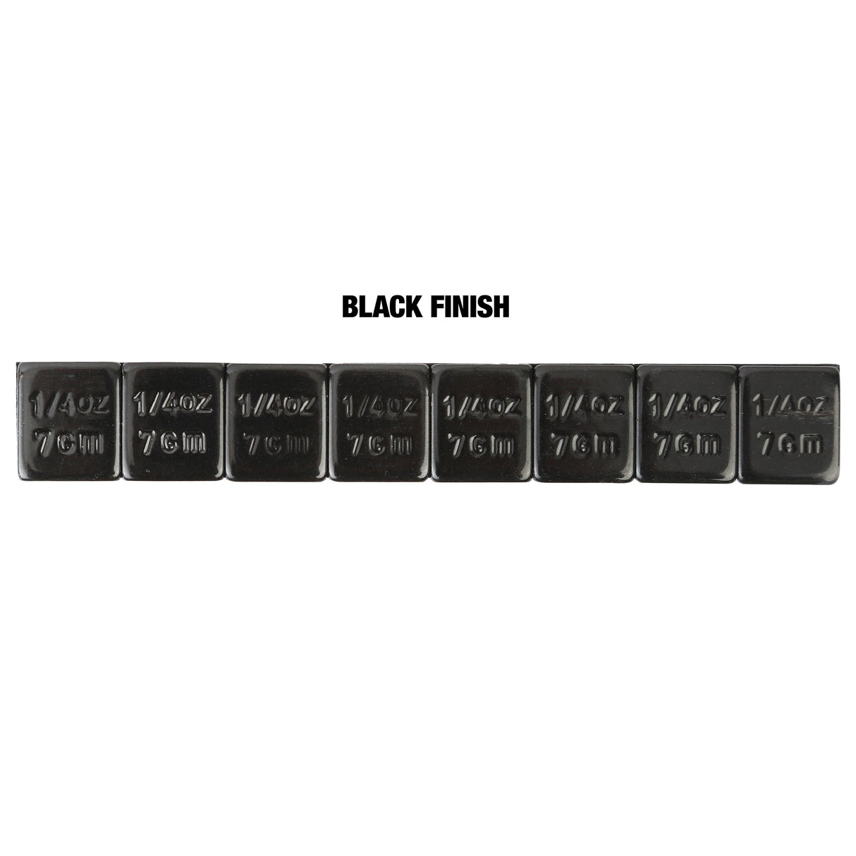 OEMTOOLS 23216 0.25 Oz. Black Steel Adhesive Wheel Weights, 30 Strips of 8, 240 Pieces per Box Additional Image 5