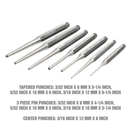 OEMTOOLS 23996 11 Piece Punch and Chisel Set Additional Image 5