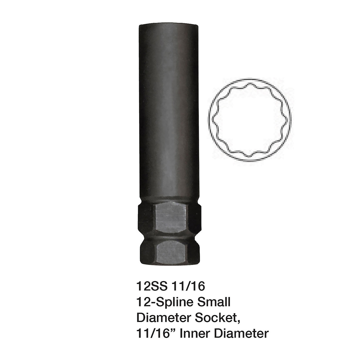 OEMTOOLS 24447LPK3 12SS 11/16in. 12-Spline (3-Pack) Main Image