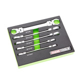OEMTOOLS 22063 5 Piece Flex Head Flare Nut Wrench Set (SAE) Main Image