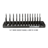 OEMTOOLS 22353 3 Post Socket Tray - 1/4in. Drive (Metric) Additional Image 2