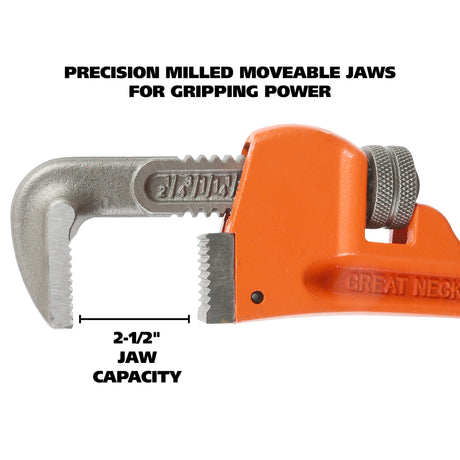 GreatNeck PW14 Pipe Wrench (14 Inch) Additional Image 2