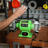 OEMTOOLS 80058 6in. Bench Grinder with Lamp Additional Image 6