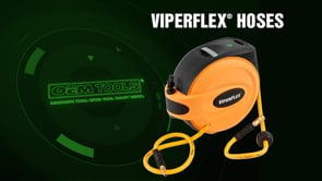 ViperFlex® 24424 3/8” x 50 Ft. Hybrid Polymer Air Hose and Reel Video