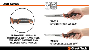 GreatNeck 74031 Double Edge Jab Saw and Sheath Video