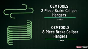 OEMTOOLS 24518 Brake Caliper Hanger Set (8 Pack) Video