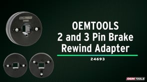 OEMTOOLS 24693 2 and 3 Pin Brake Rewind Adapter Set Video